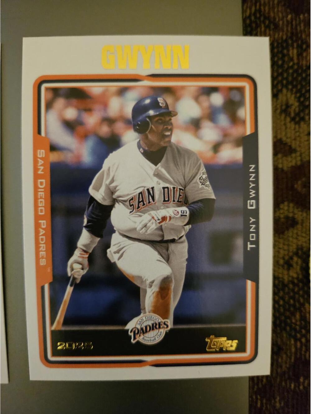 Tony Gwynn - HOF - 2025 Topps Archives #284 - Padres - RAW mint - Picture 1 of 2